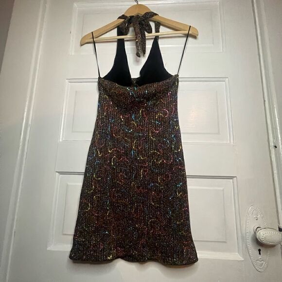 NWTs UO Gemma Sparkly Mini Dress Size XS - Picture 10 of 15